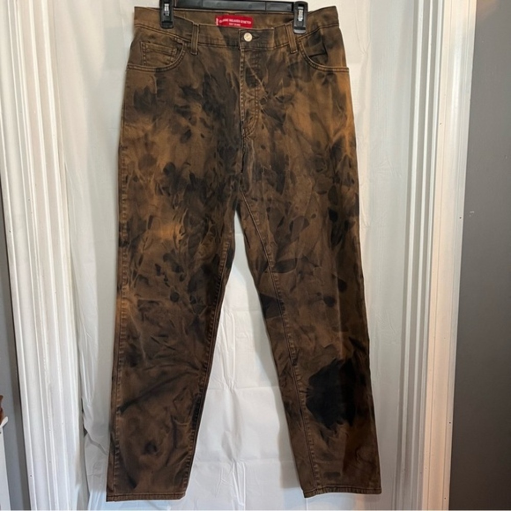 Levi’s 550‎ Black Acid Wash Mom Jeans Size 14 L High Waist Y2K Grunge 90s Rust